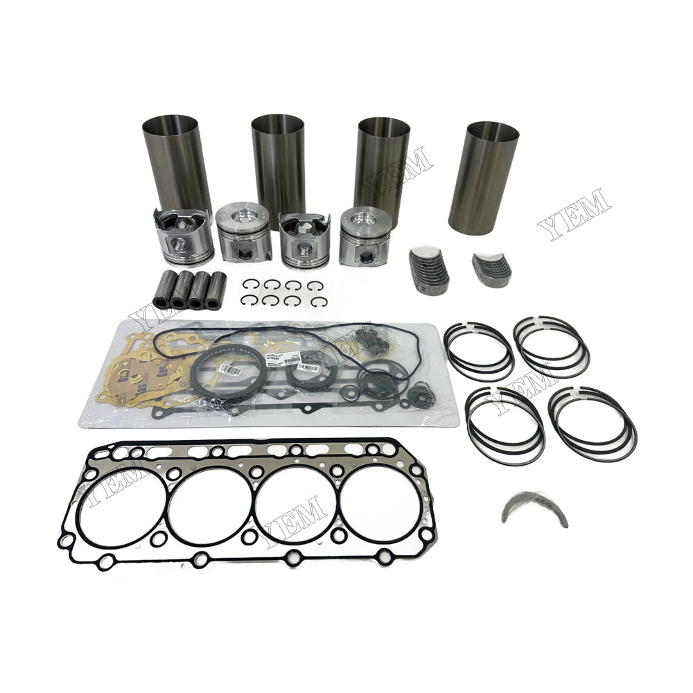 Full Repair Kit With Gasket Set Main Rod bearings For Yanmar 4TNE88 Engine Foe Yanmar