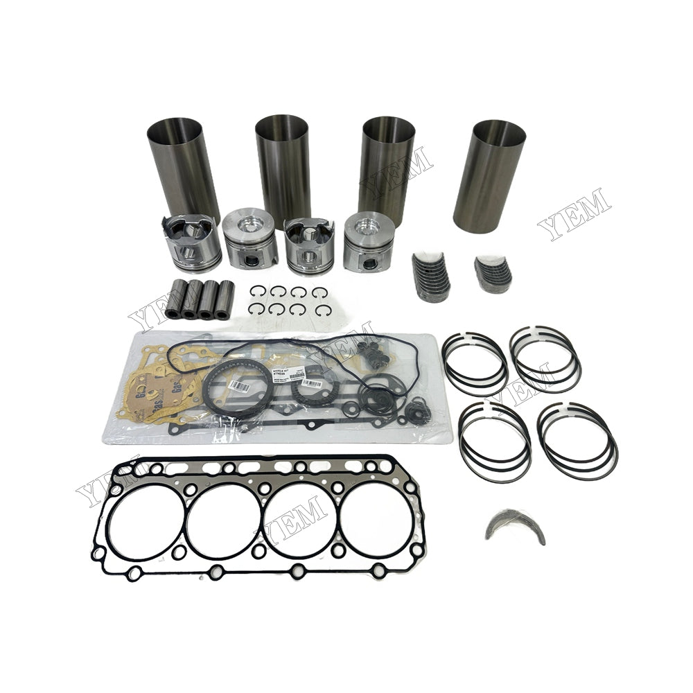 Full Repair Kit With Gasket Set Main Rod bearings For Yanmar 4TNE88 Engine Foe Yanmar