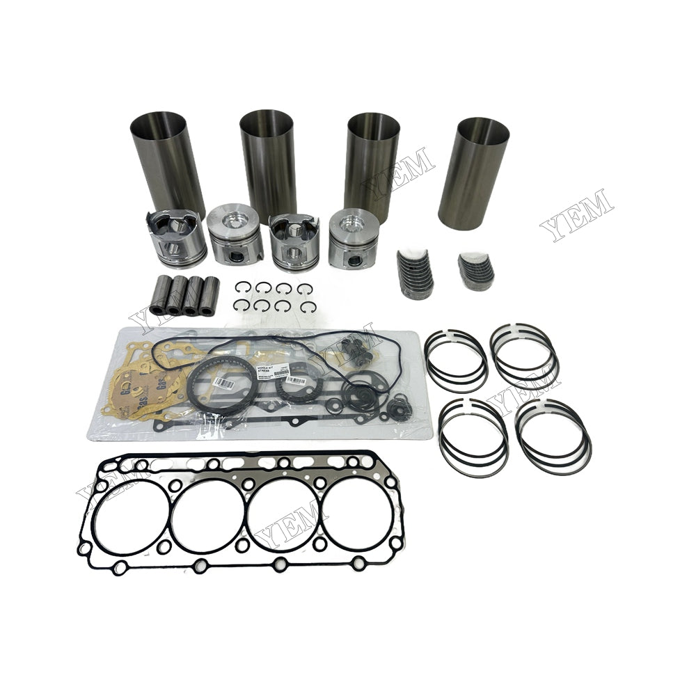 4TNE88 Complete Engine Rebuild Kit With Gasket Bearing For Yanmar Foe Yanmar