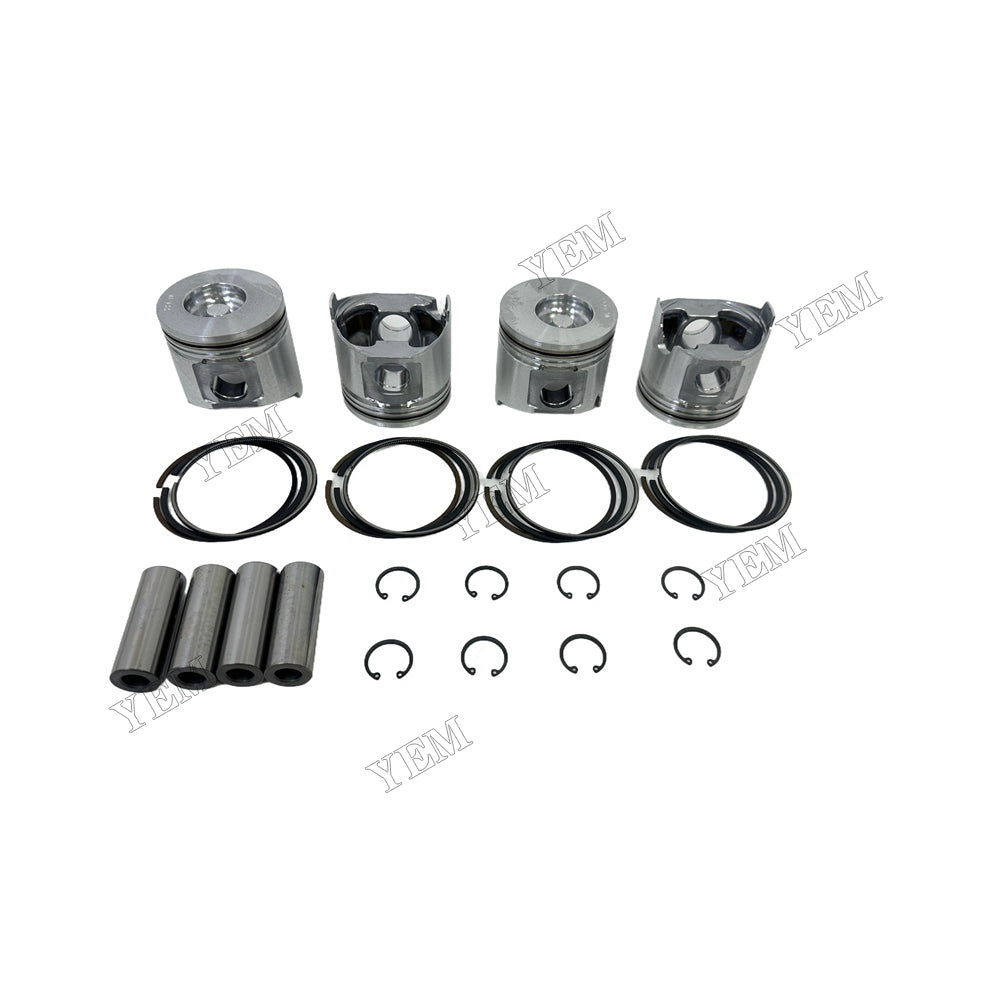 Piston and piston ring set For Yanmar 4TNE88 Engine Foe Yanmar