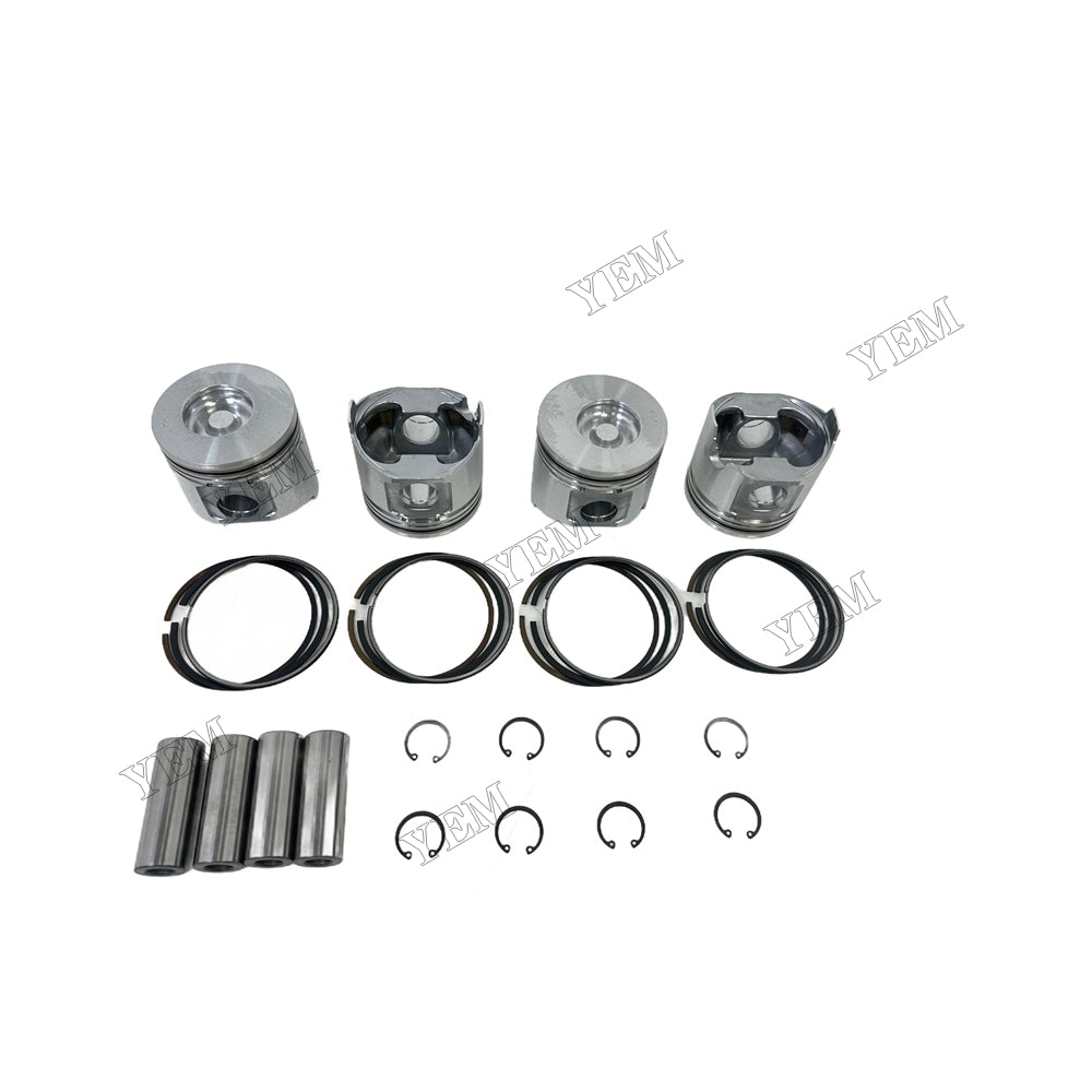 Piston and piston ring set For Yanmar 4TNE88 Engine Foe Yanmar