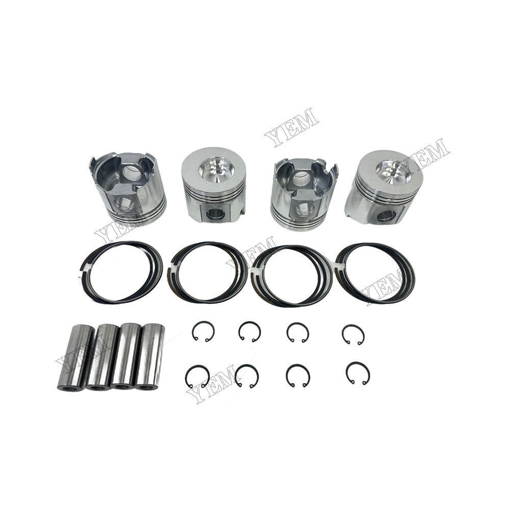 Piston and piston ring set For Yanmar 4TNE88 Engine Foe Yanmar