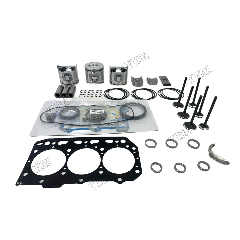 3TNV88 Piston W Ring Kit Gasket Set Main Connecting rod bearings Set Valve Train For Yanmar Foe Yanmar