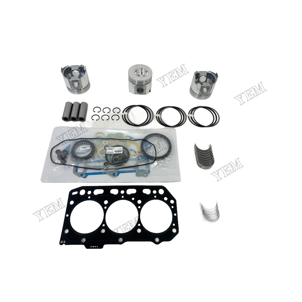 3TNV88 Piston and piston ring set Gasket kit main and connecting rod bearings For Yanmar Foe Yanmar