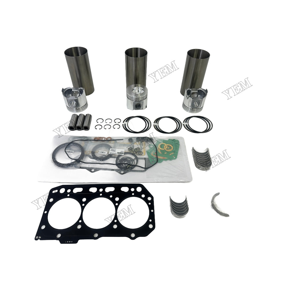 Full Repair Kit With Gasket Set Main Rod bearings For Yanmar 3TNV88 Engine Foe Yanmar