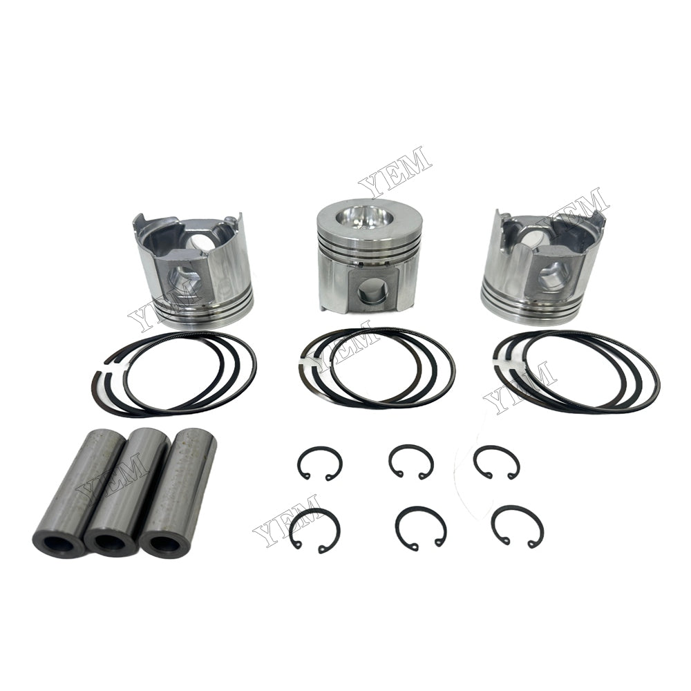 Piston and piston ring set For Yanmar 3TNV88 Engine