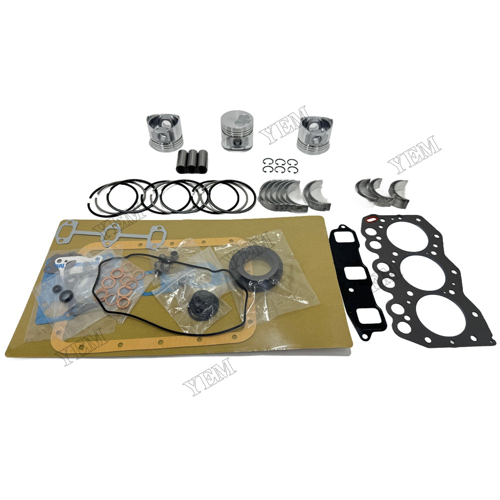 3TNE68 Piston and piston ring set Gasket kit main and connecting rod bearings For Yanmar Foe Yanmar