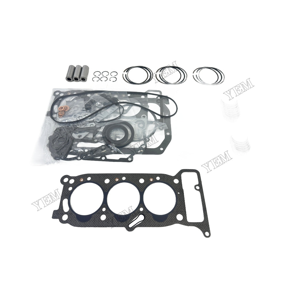Piston ring set Gasket kit main and connecting rod bearings For Isuzu 3KR2 Engine Foe Isuzu