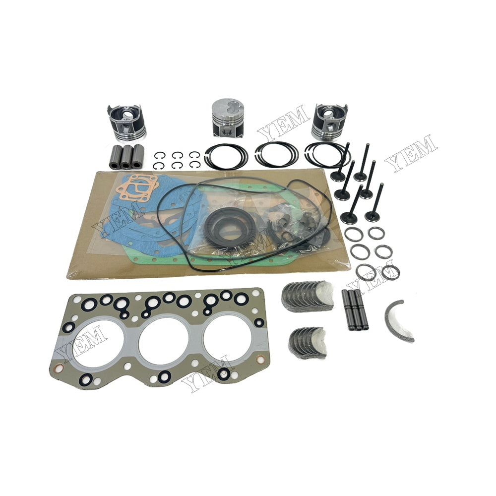 Piston W Ring Kit Gasket Set Main Connecting rod bearings Set Valve Train For Isuzu 3AE1 Engine Foe Isuzu