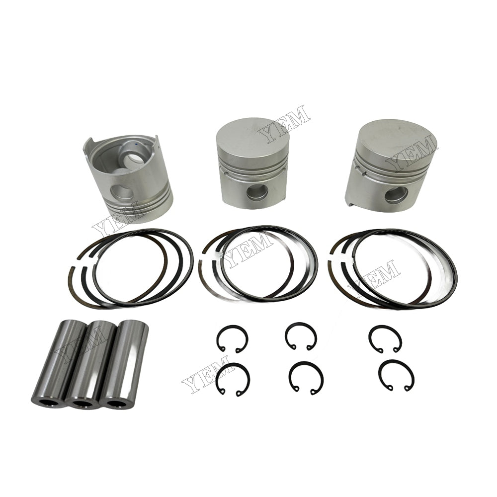 Piston and piston ring set For Kubota D1101 Engine