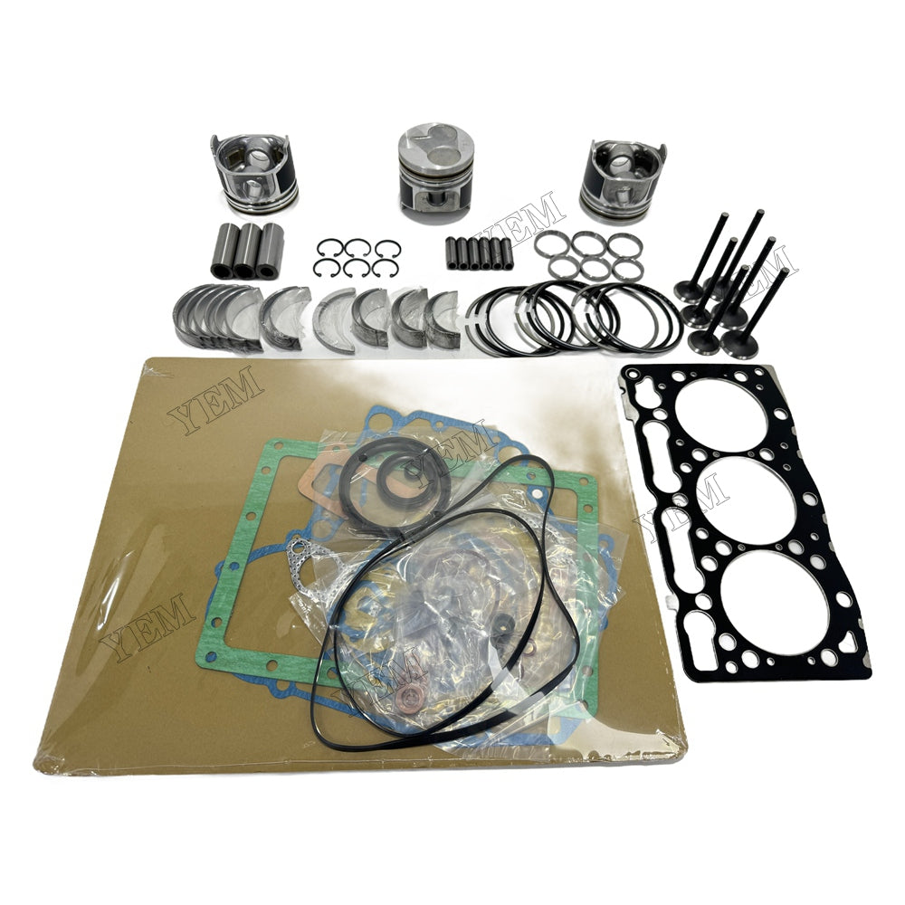 D1305 Piston W Ring Kit Gasket Set Main Connecting rod bearings Set Valve Train For Kubota Foe Kubota