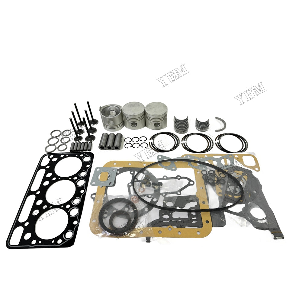 D1403 Piston W Ring Kit Gasket Set Main Connecting rod bearings Set Valve Train For Kubota Foe Kubota