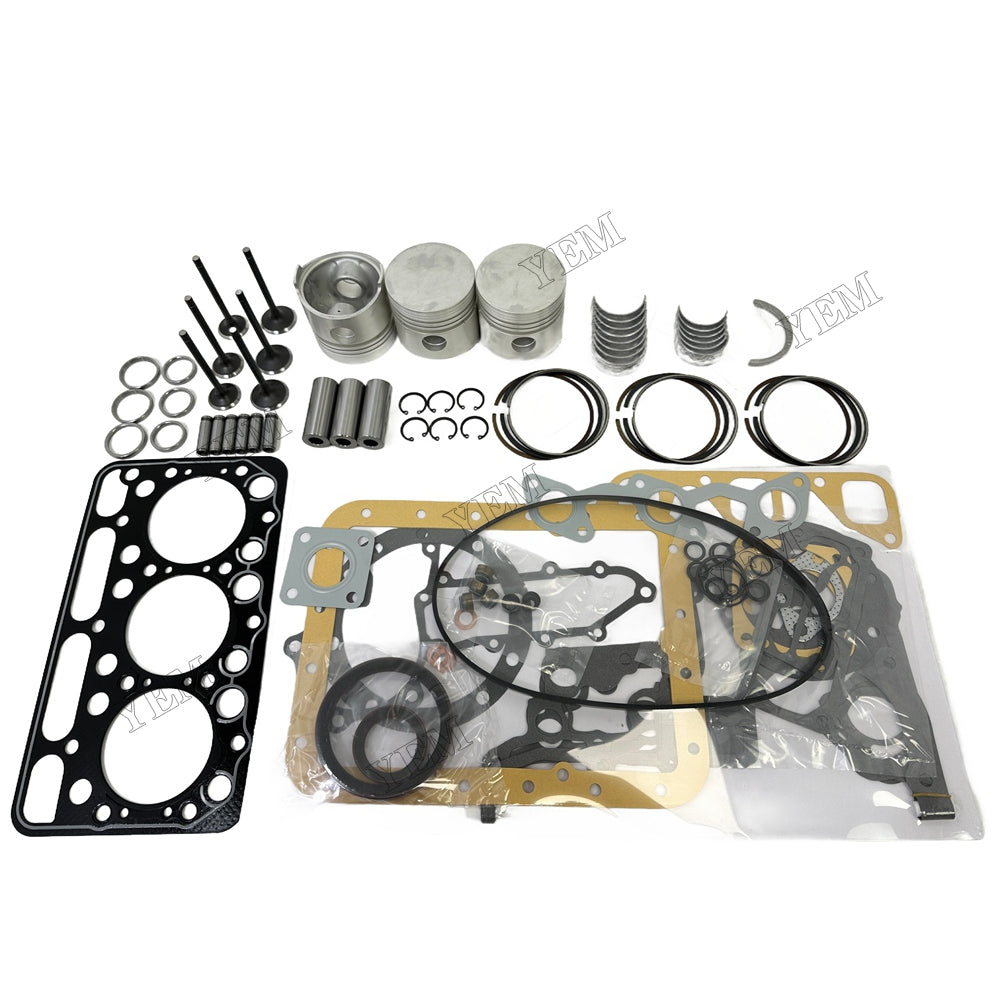 D1302 Piston W Ring Kit Gasket Set Main Connecting rod bearings Set Valve Train For Kubota Foe Kubota