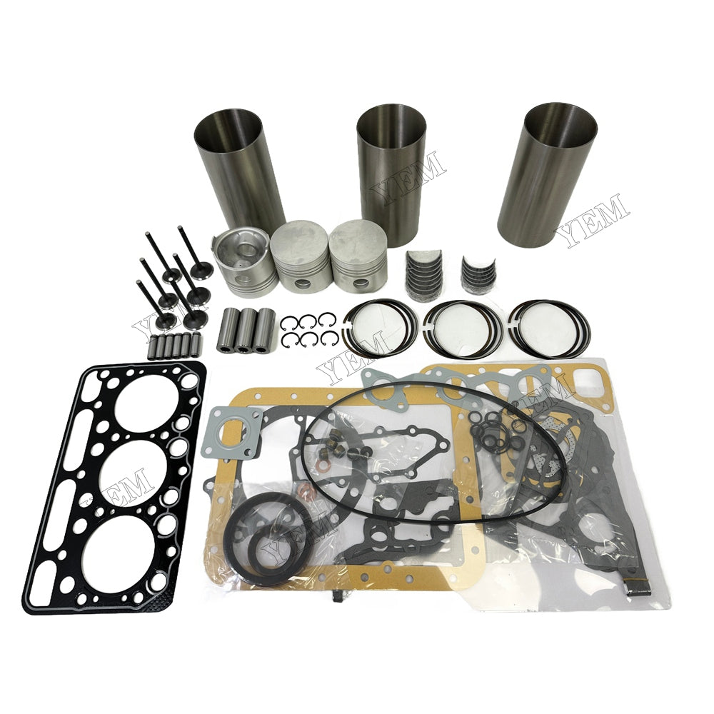 Engine Overhaul Kit Main And Rod bearings Gasket Set Valve Guide For Kubota D1302 Engine Foe Kubota