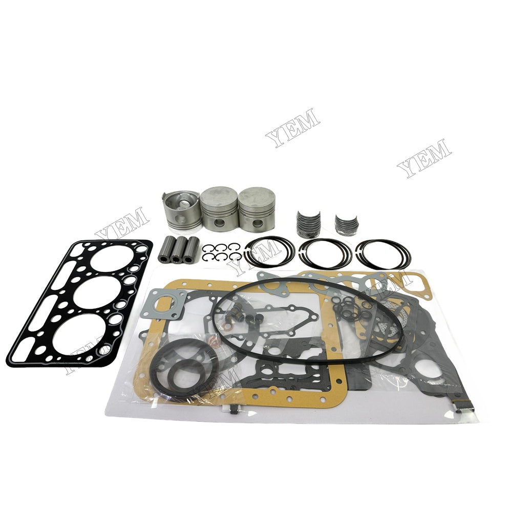 D1402 Piston and piston ring set Gasket kit main and connecting rod bearings For Kubota Foe Kubota