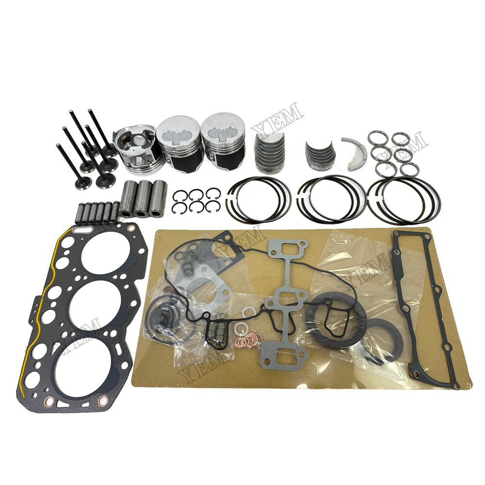 Piston W Ring Kit Gasket Set Main Connecting rod bearings Set Valve Train For Yanmar D1.1 Engine Foe Volvo