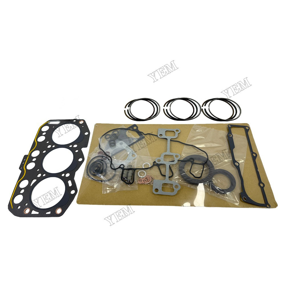 Piston ring set Gasket kit main and connecting rod bearings For Yanmar 3YM30 Engine Foe Yanmar