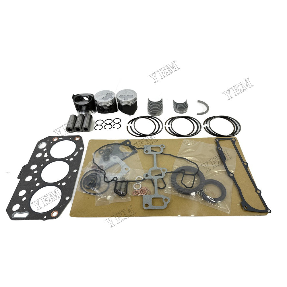 3TNV70 Piston With ring set Gasket kit main and connecting rod bearings Set For Yanmar Foe Yanmar
