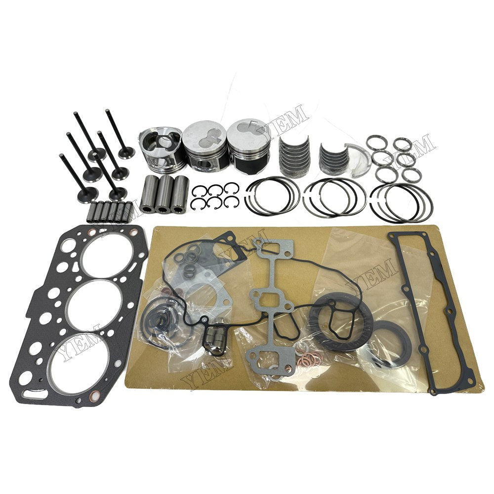 3TNE74 Piston W Ring Kit Gasket Set Main Connecting rod bearings Set Valve Train For Yanmar Foe Yanmar