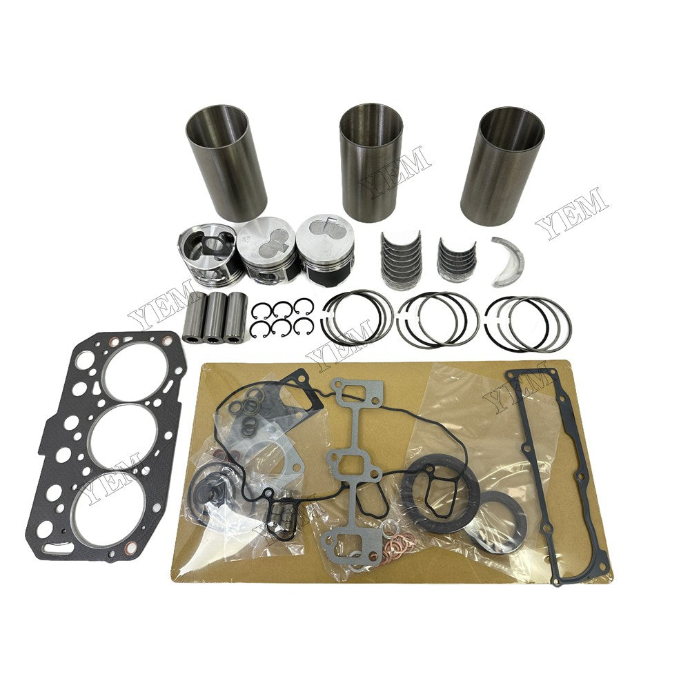 3TNM74 Full Repair Kit With Gasket Set Main Rod bearings For Yanmar Foe Yanmar