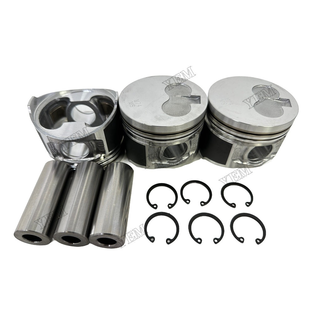 Piston and piston ring set For Yanmar 3TNE74 Engine Foe Yanmar