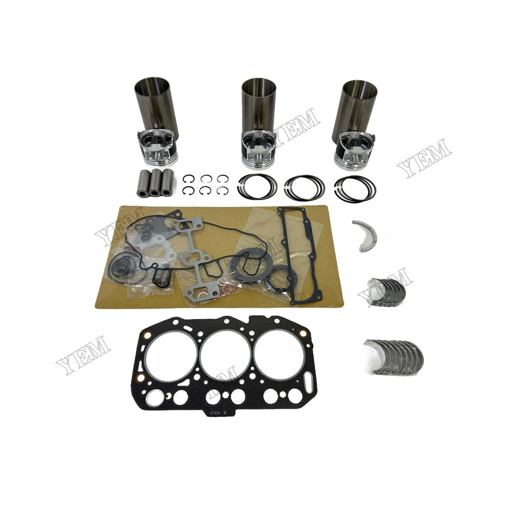 Full Repair Kit With Gasket Set Main Rod bearings For Yanmar 3TNV80 Engine Foe Yanmar