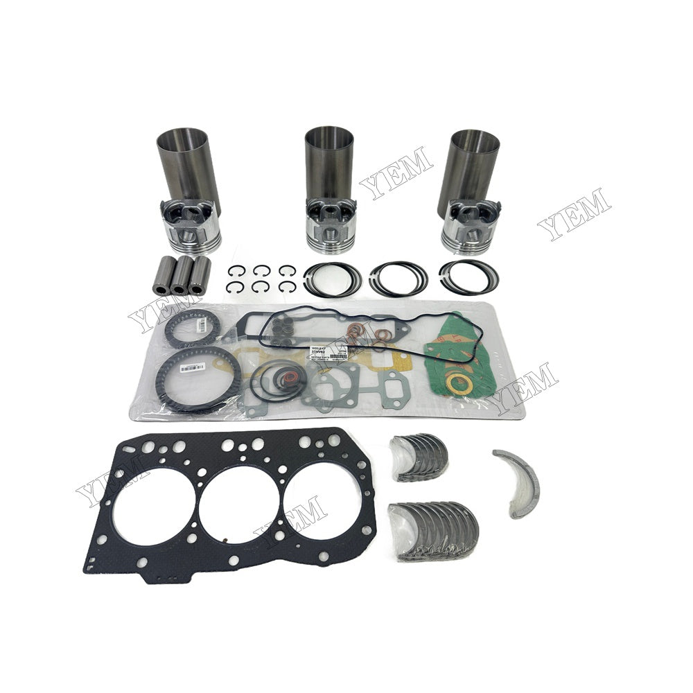 Full Repair Kit With Gasket Set Main Rod bearings For Yanmar 3TNV82 Engine Foe Yanmar