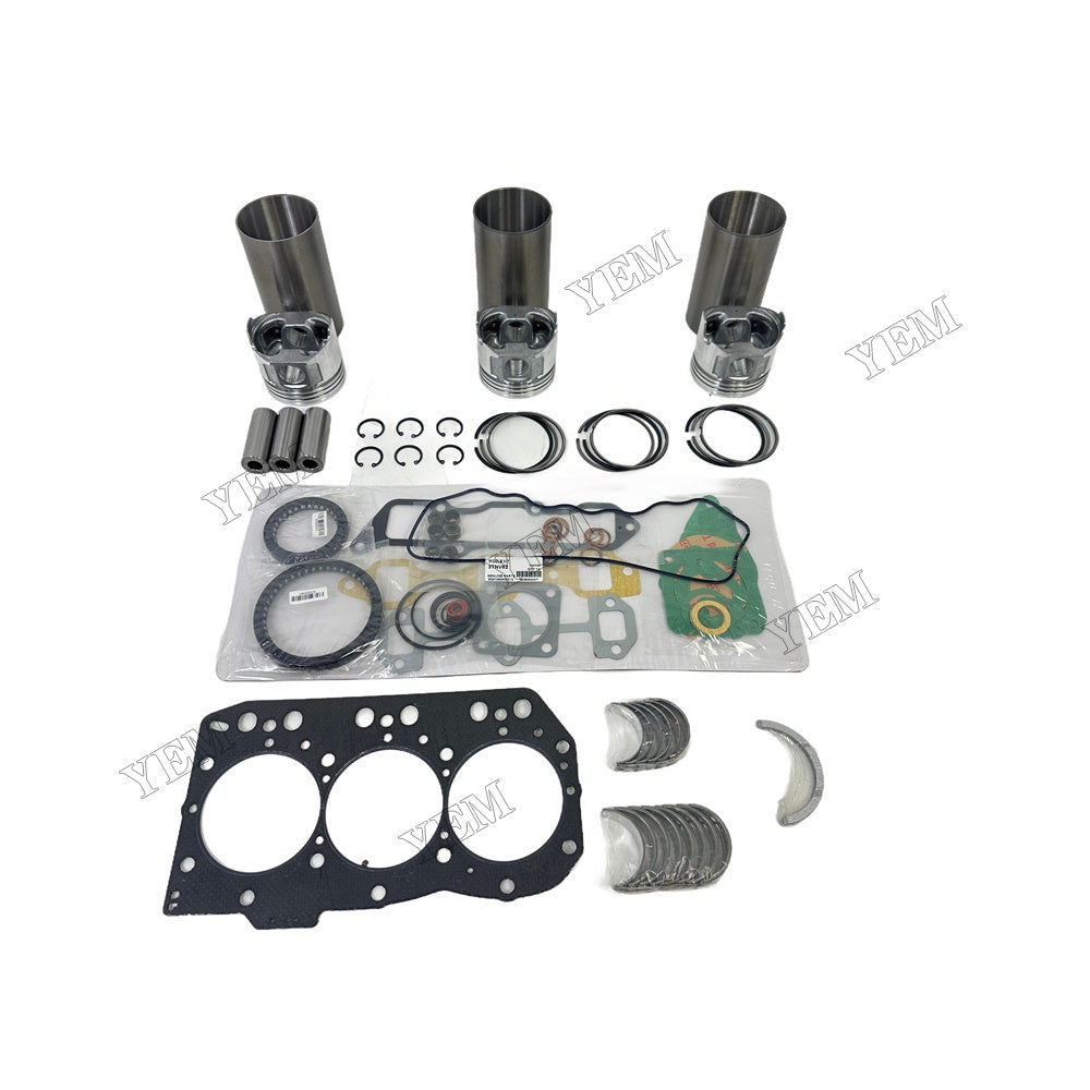 Full Repair Kit With Gasket Set Main Rod bearings For Yanmar 3TNV82 Engine Foe Yanmar