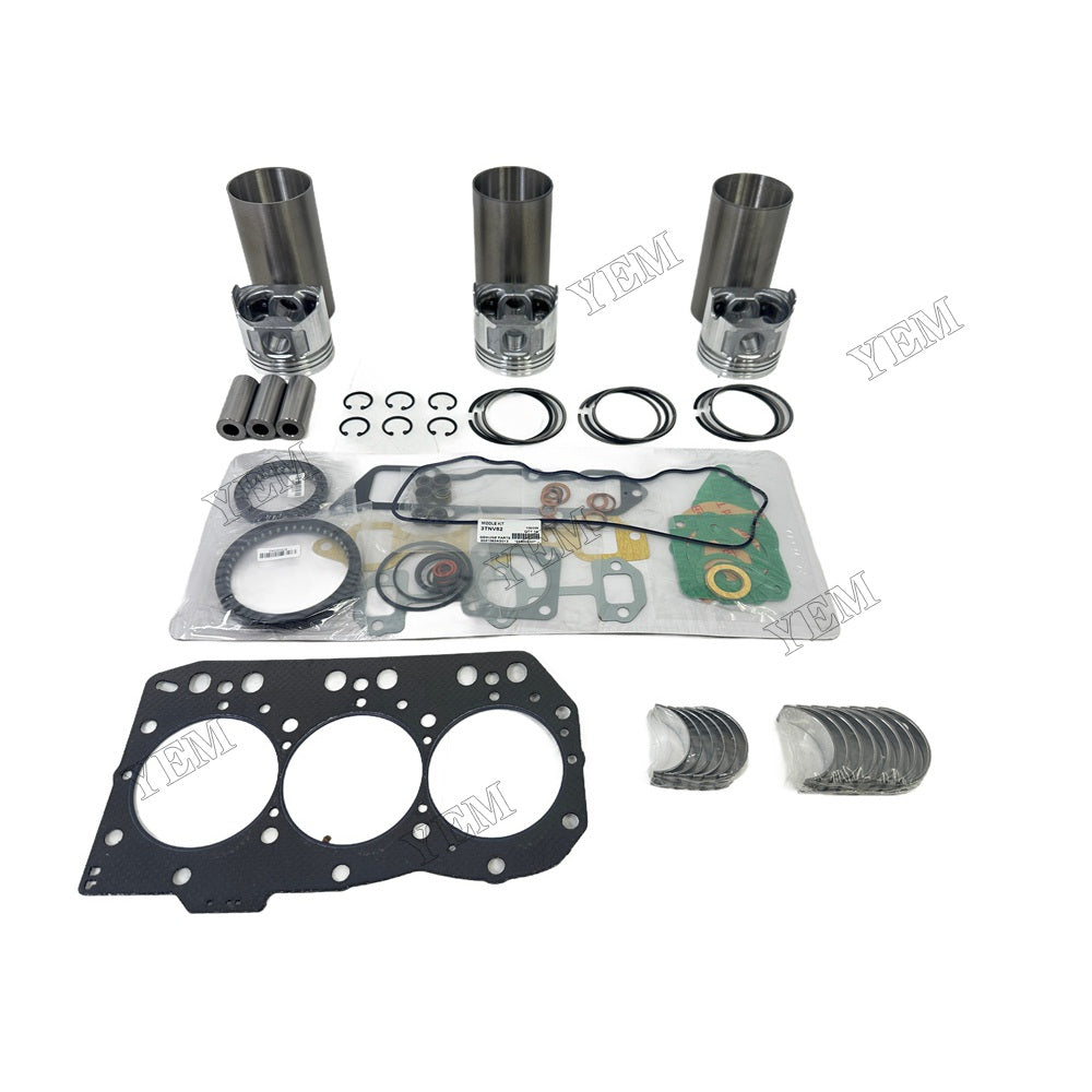 Complete Engine Rebuild Kit With Gasket Bearing For Yanmar 3TNV82A Engine Foe Yanmar