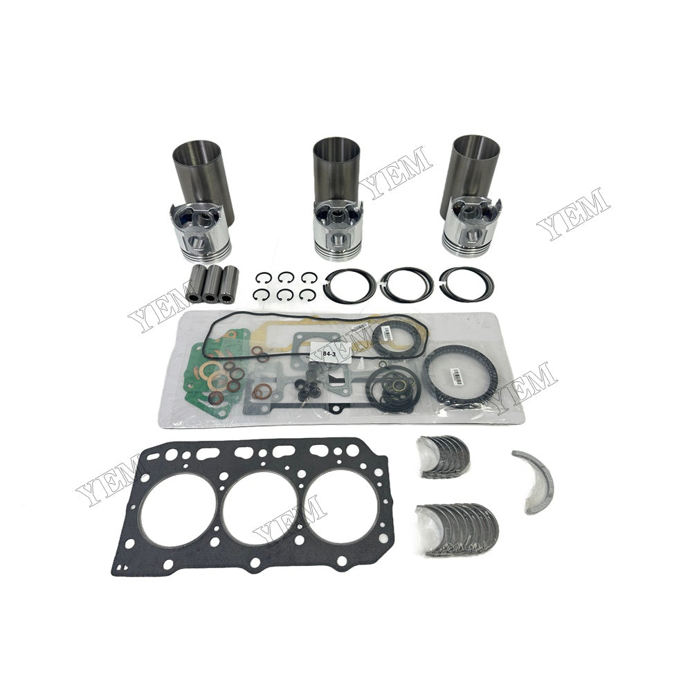 3TNV84 Full Repair Kit With Gasket Set Main Rod bearings For Yanmar Foe Yanmar