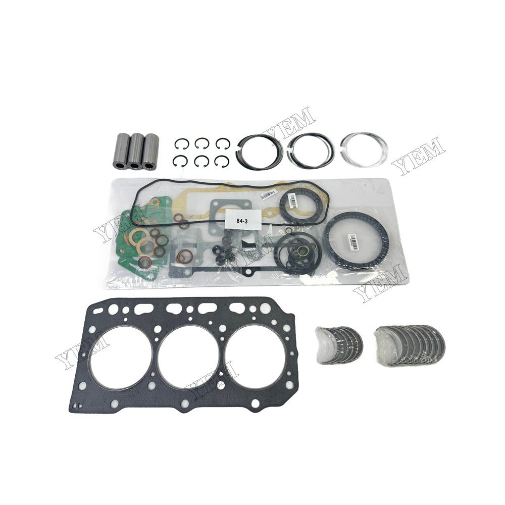 3TN84TL Piston ring set Gasket kit main and connecting rod bearings For Yanmar Foe Yanmar