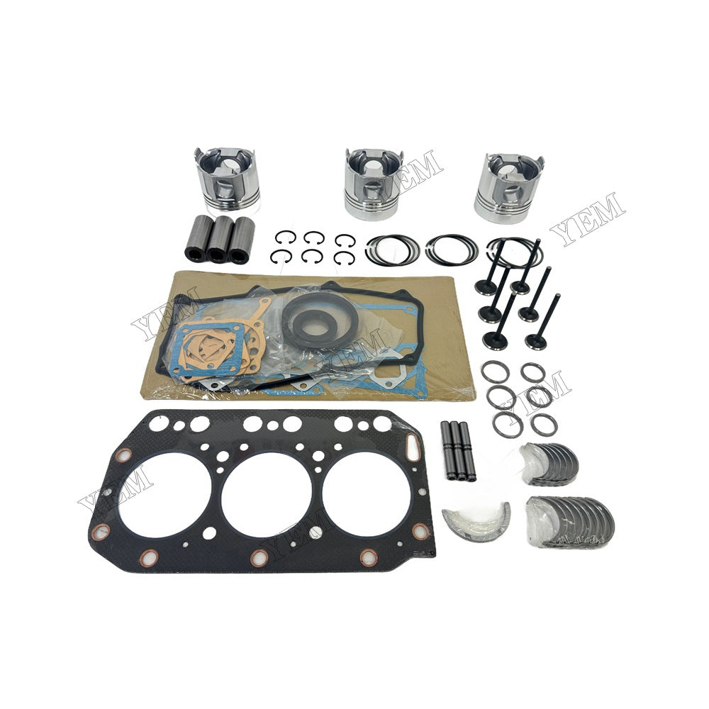 Piston W Ring Kit Gasket Set Main Connecting rod bearings Set Valve Train For Yanmar 3TN100 Engine Foe Yanmar