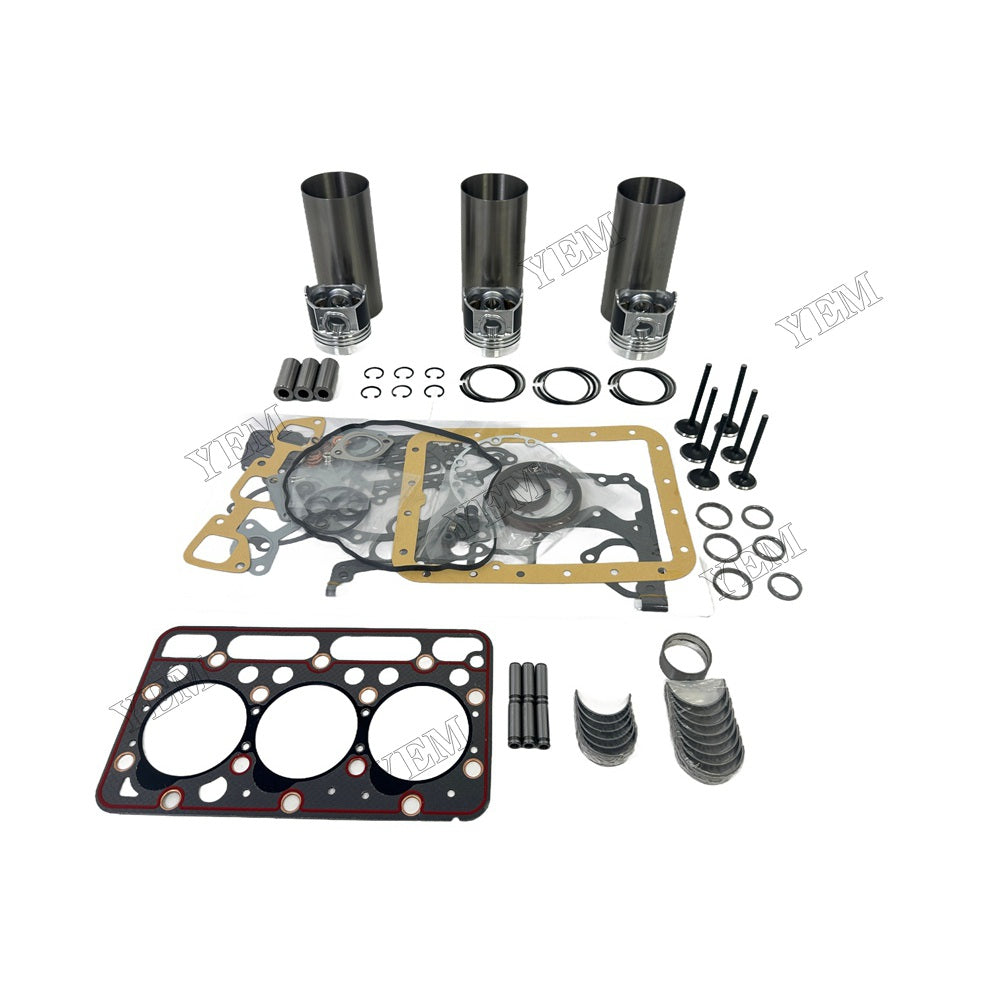 D1463 Overhaul Rebuild Kit Gasket Main and Connecting rod bearings Valve Kit For Kubota Foe Kubota