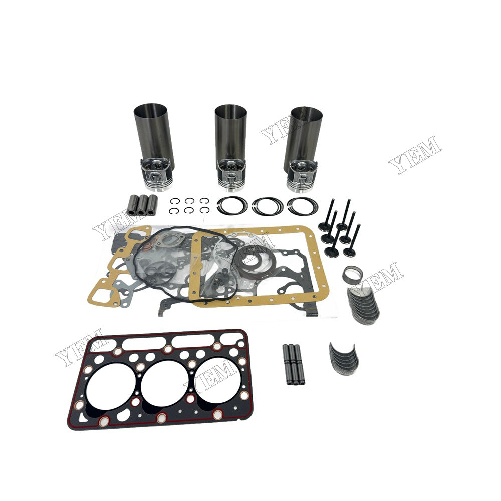 Engine Overhaul Kit Main And Rod bearings Gasket Set Valve Guide For Kubota D1462 Engine Foe Kubota