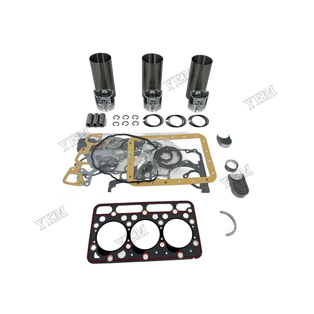 Full Repair Kit With Gasket Set Main Rod bearings For Kubota D1503 Engine Foe Kubota