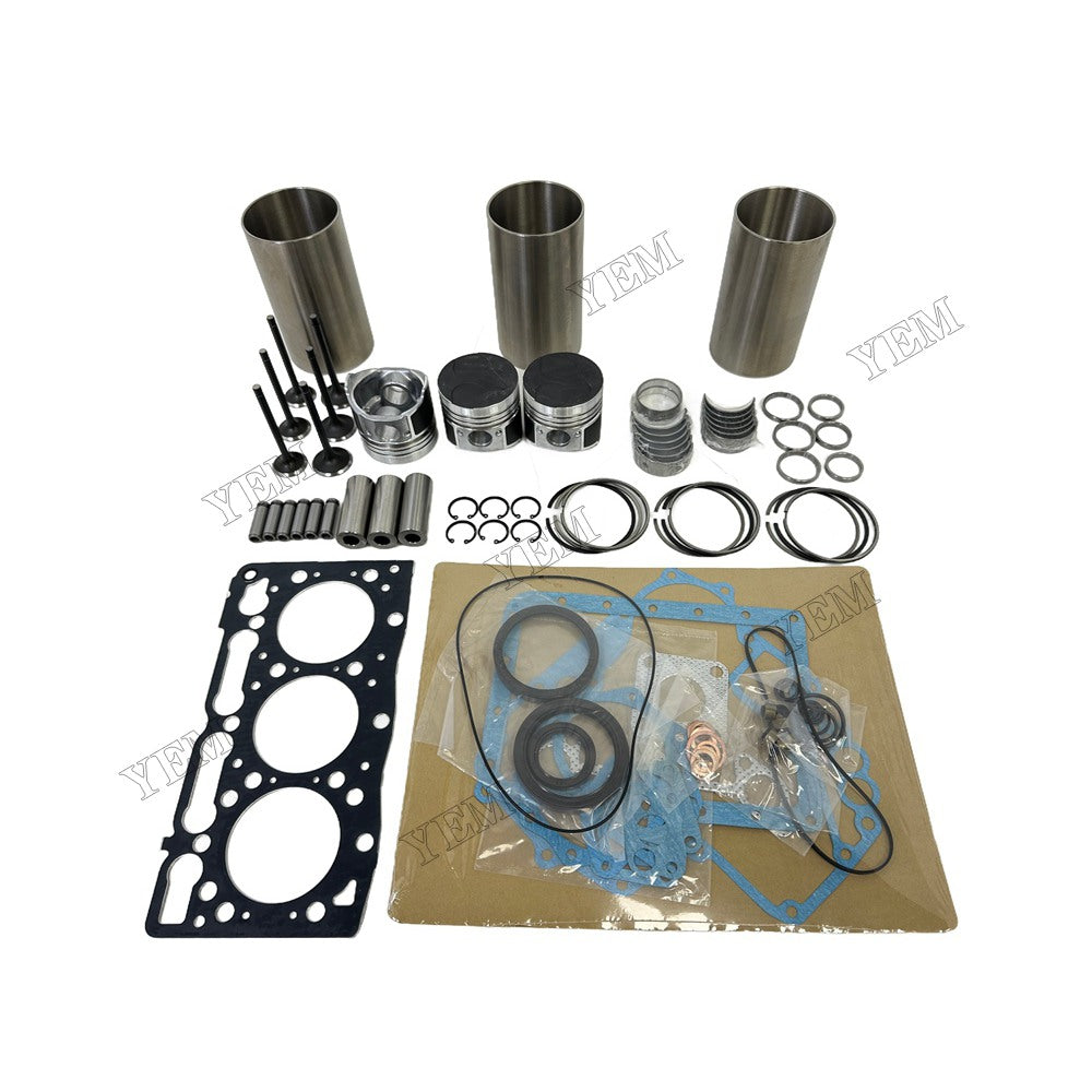 Overhaul Rebuild Kit Gasket Main and Connecting rod bearings Valve Kit For Kubota D905 Engine Foe Kubota