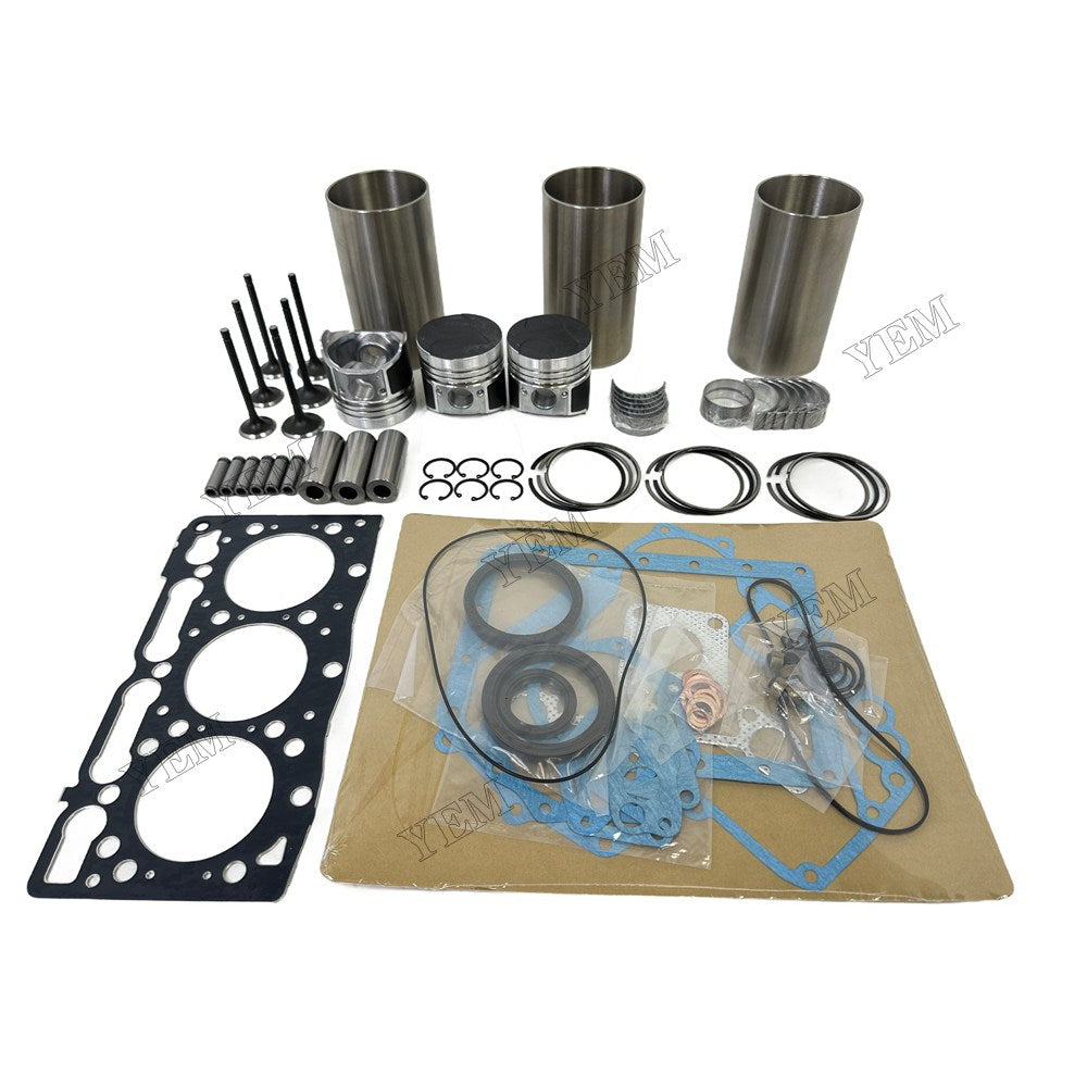 D905 Engine Overhaul Kit Main And Rod bearings Gasket Set Valve Guide For Kubota Foe Kubota