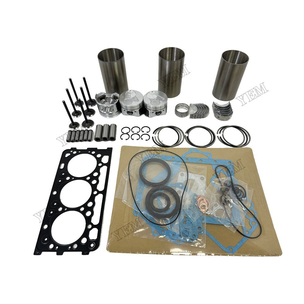 Overhaul Rebuild Kit Gasket Main and Connecting rod bearings Valve Kit For Kubota D902 Engine Foe Kubota
