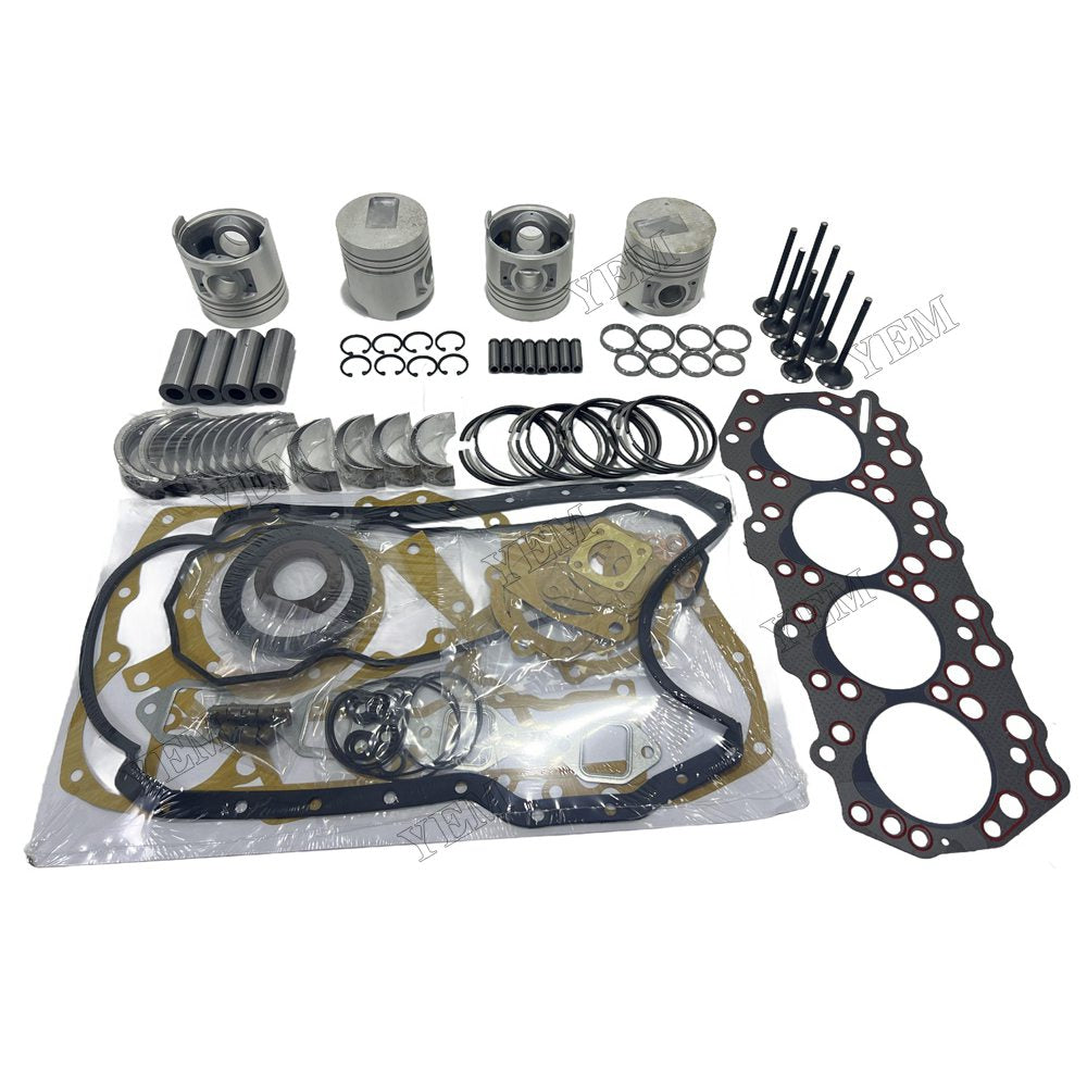 S4Q Piston W Ring Kit Gasket Set Main Connecting rod bearings Set Valve Train For Mitsubishi Foe Mitsubishi