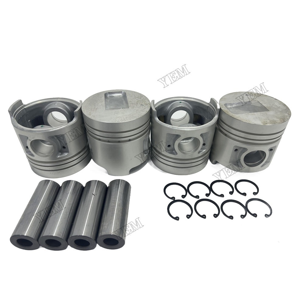 Piston and piston ring set For Mitsubishi S4Q2 Engine Foe Mitsubishi