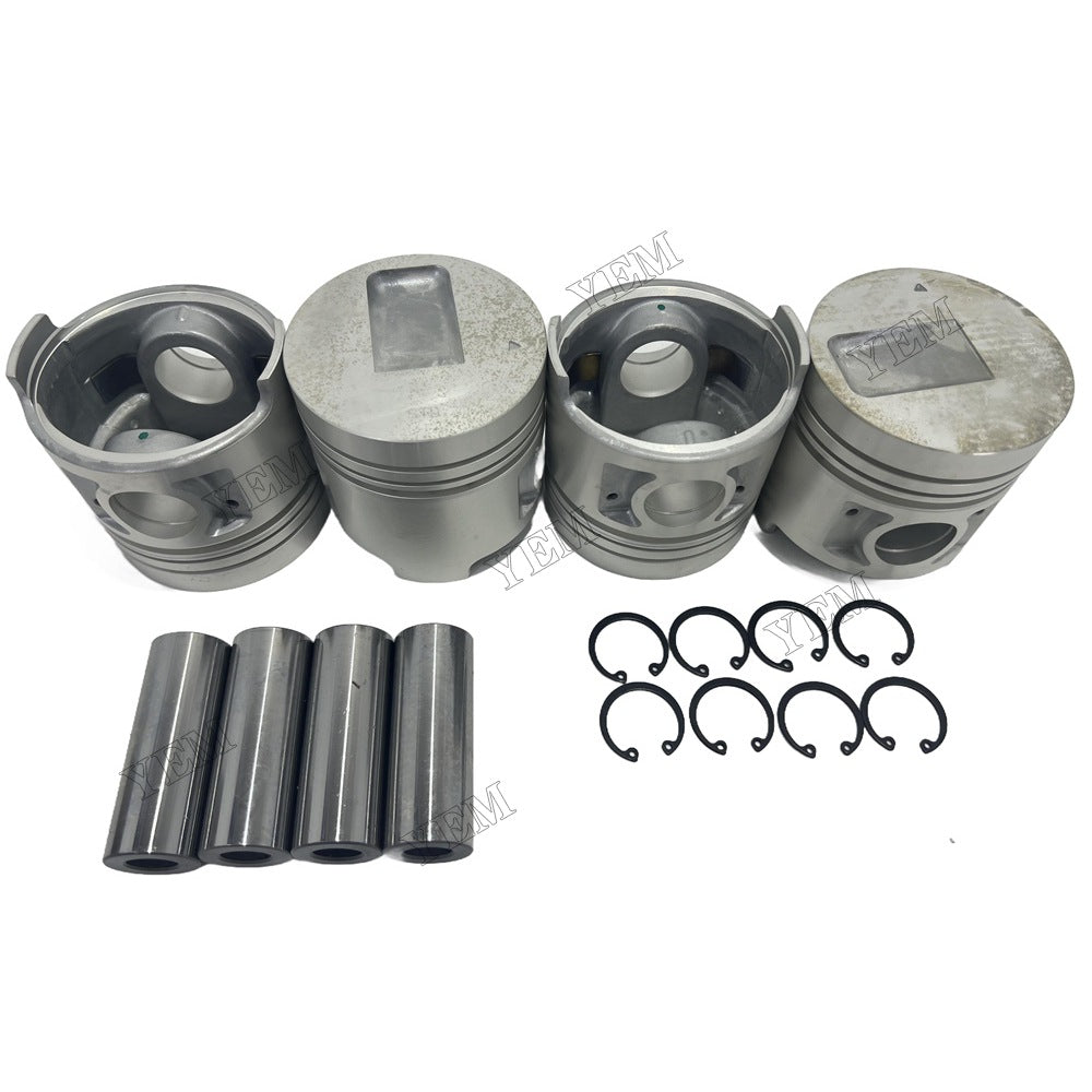 Piston and piston ring set For Mitsubishi S4Q2 Engine Foe Mitsubishi