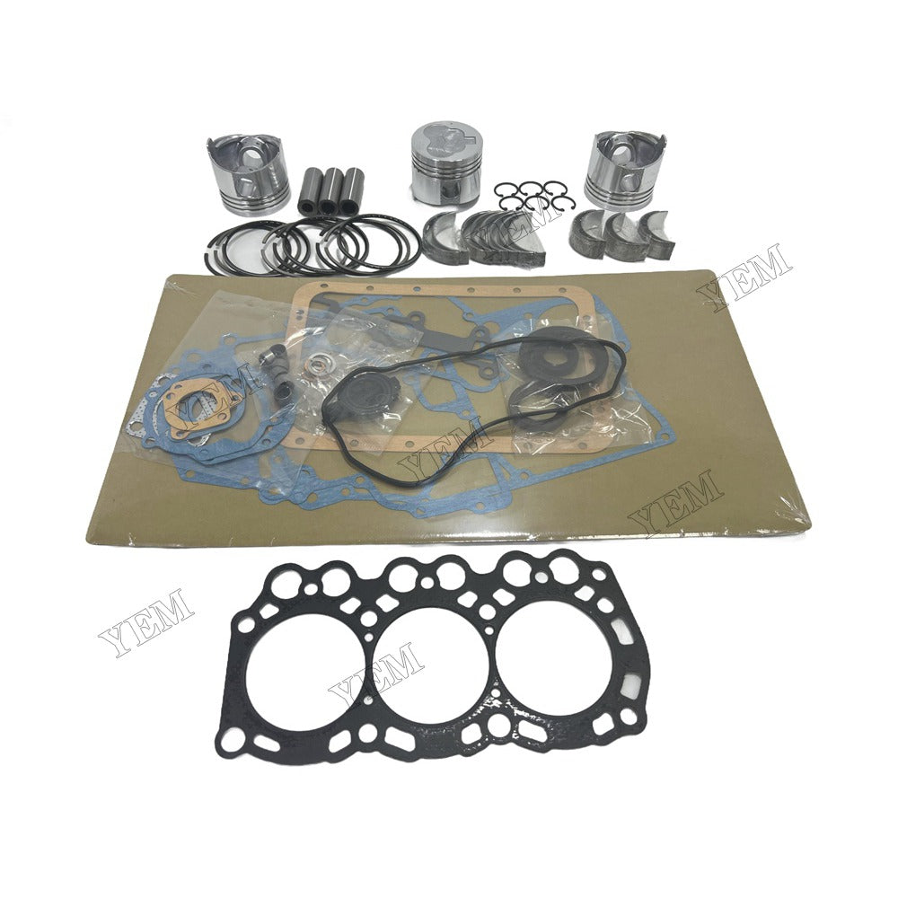 L3E Piston and piston ring set Gasket kit main and connecting rod bearings For Mitsubishi
