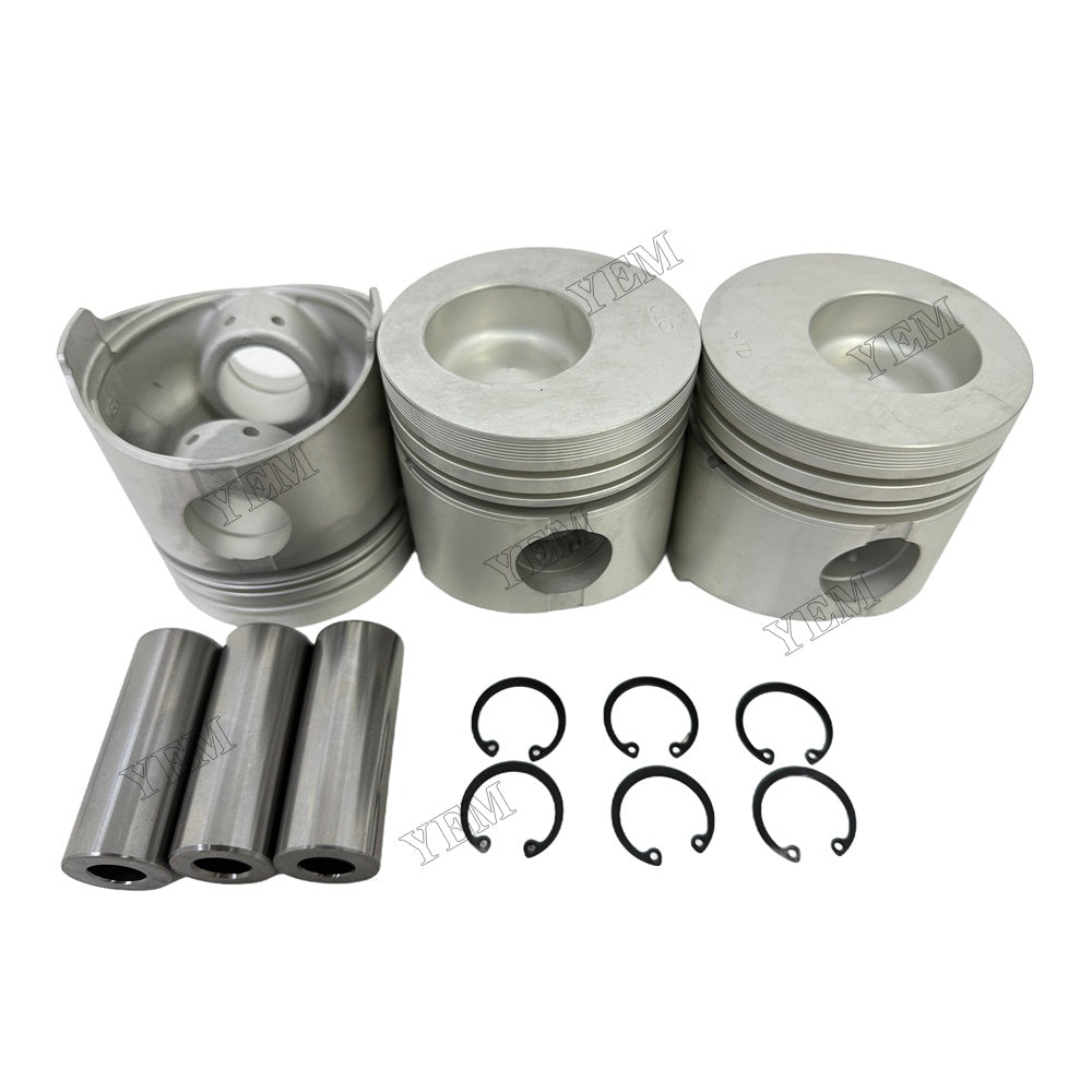 Piston and piston ring set For Mitsubishi K3M Engine Foe Mitsubishi