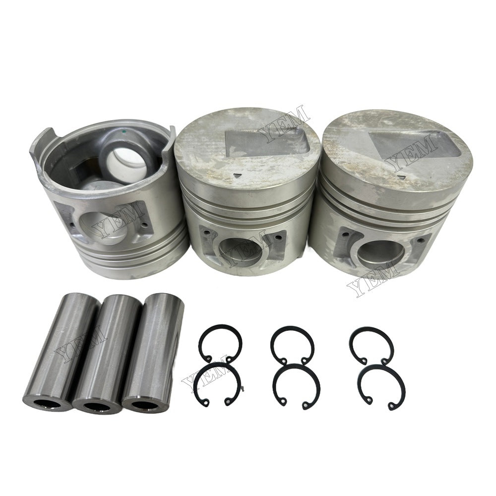 Piston and piston ring set For Mitsubishi S3L Engine Foe Mitsubishi