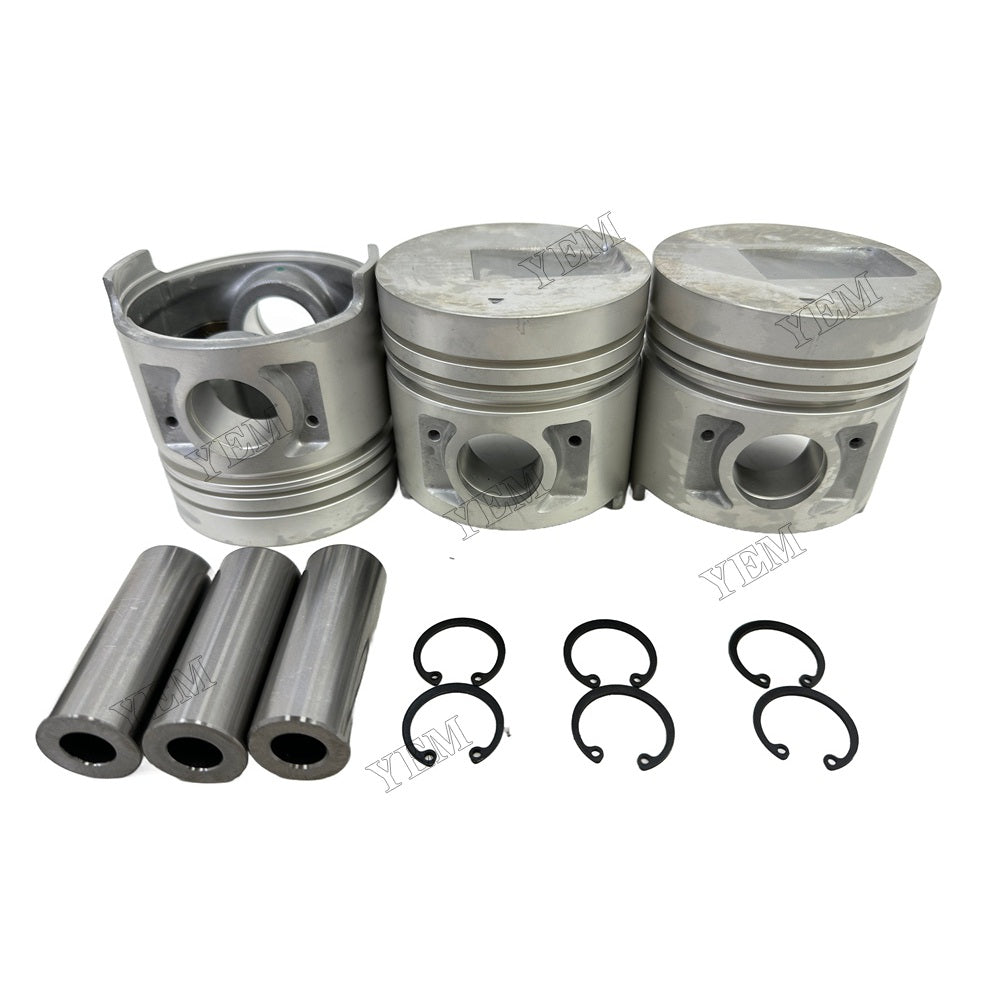 Piston and piston ring set For Mitsubishi S3L Engine Foe Mitsubishi