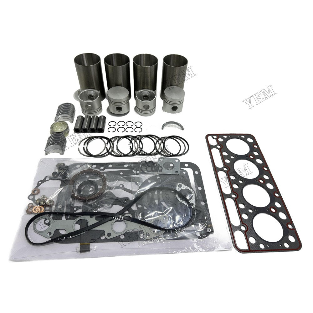 Full Repair Kit With Gasket Set Main Rod bearings For Kubota V1501 Engine Foe Kubota