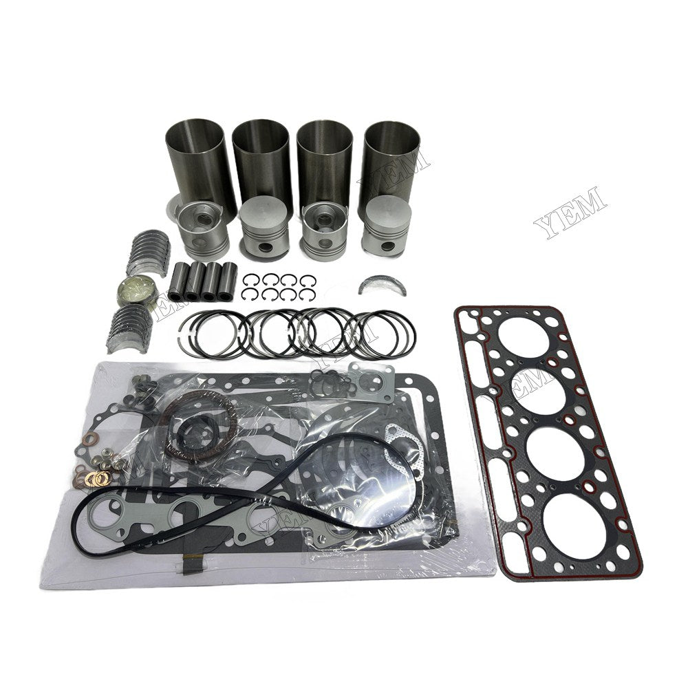 V1702 Full Repair Kit With Gasket Set Main Rod bearings For Kubota Foe Kubota