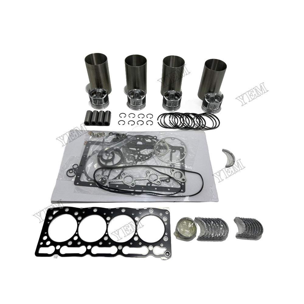 Full Repair Kit With Gasket Set Main Rod bearings For Kubota V1305 Engine Foe Kubota