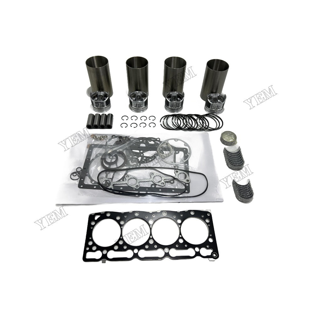 V1305 Complete Engine Rebuild Kit With Gasket Bearing For Kubota Foe Kubota
