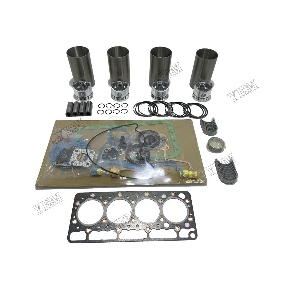V1100 Complete Engine Rebuild Kit With Gasket Bearing For Kubota Foe Kubota
